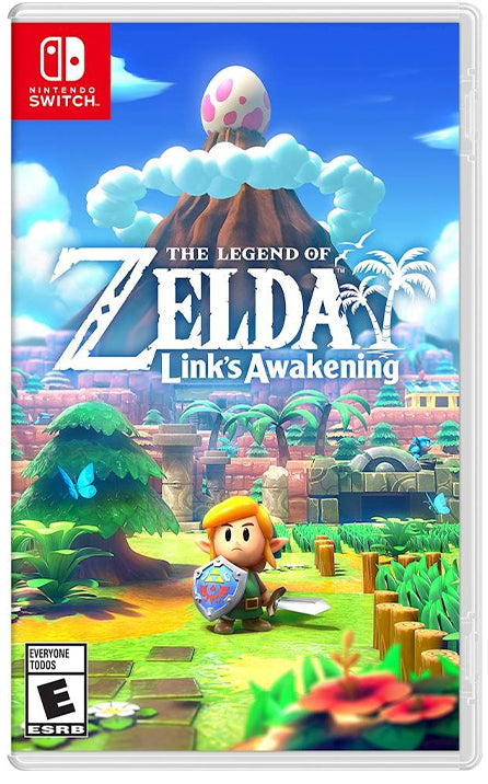 Nintendo Switch Lite Blue with Legend of Zelda Link's Awakening, Mytrix 128GB MicroSD Card and Accessories NS Game Disc Bundle Best Holiday Gift