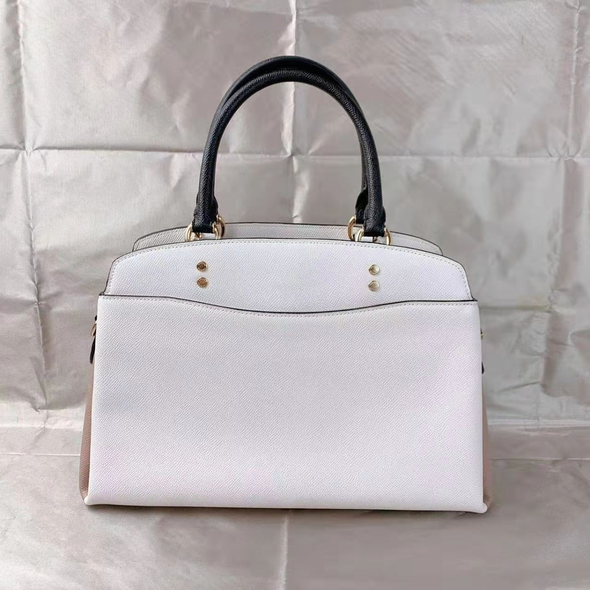 Coach 91162 Lillie Carryall In Colorblock Chalk Multi