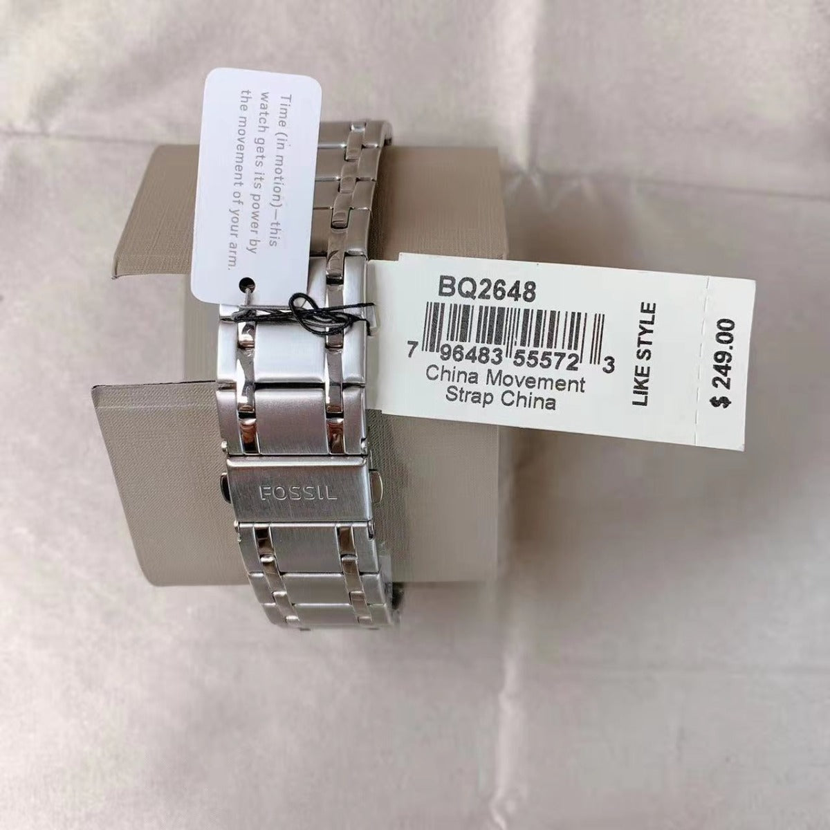 Fossil BQ2648 Fenmore Automatic Stainless Steel Watch