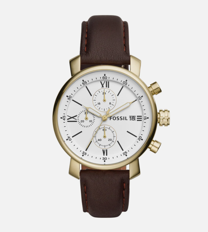 Fossil BQ1009 Men's Rhett Chronograph, Gold-Tone Stainless Steel Watch