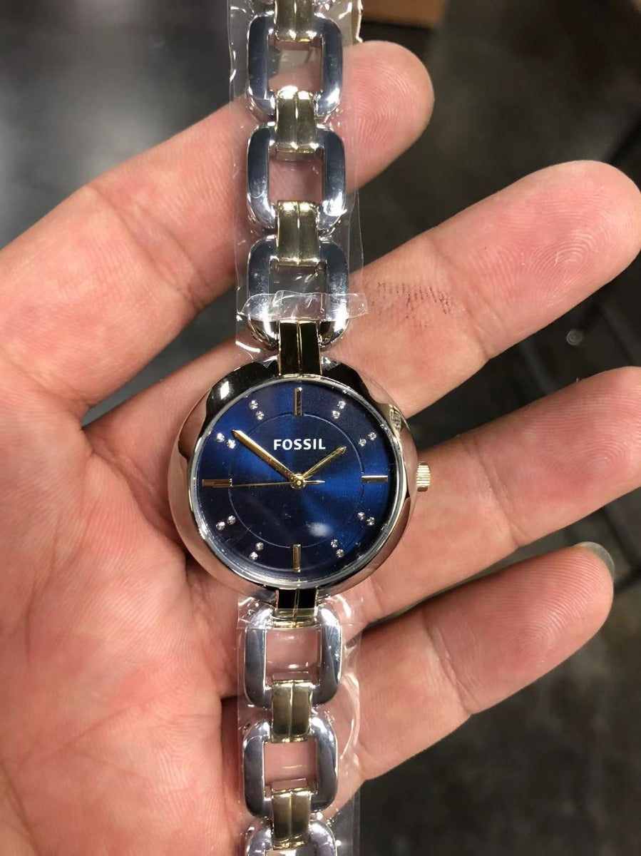 Fossil BQ3853 Kerrigan Three-Hand Two-Tone Stainless Steel Watch