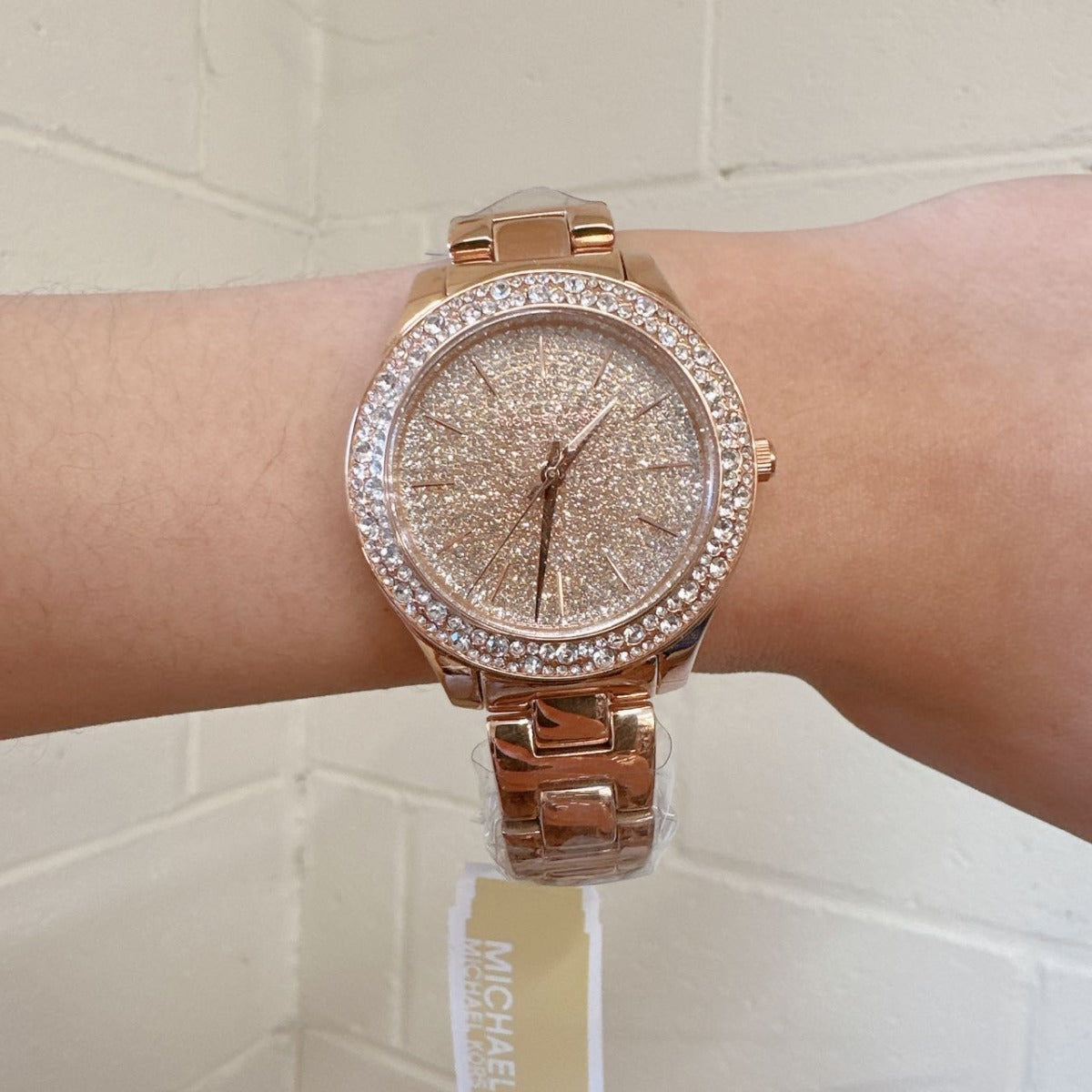 Michael Kors MK4651 Liliane Three-Hand Rose Gold-Tone Stainless