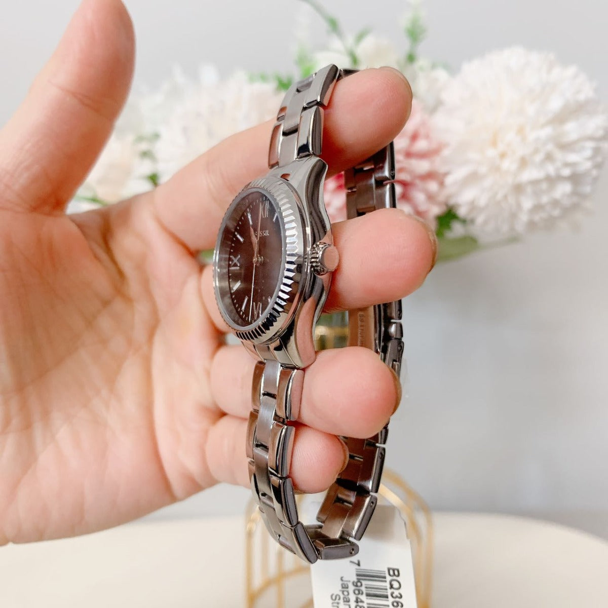 Fossil BQ3637 Rye Three-Hand Date Stainless Steel Watch
