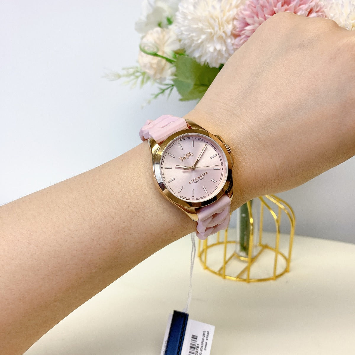 Coach C9579 Libby Watch, Pink 34 Mm