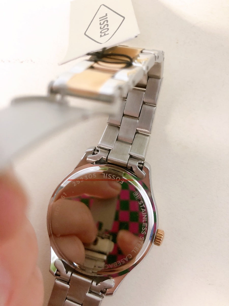 Fossil BQ3761 Rye Multifunction Two-Tone Stainless Steel Watch