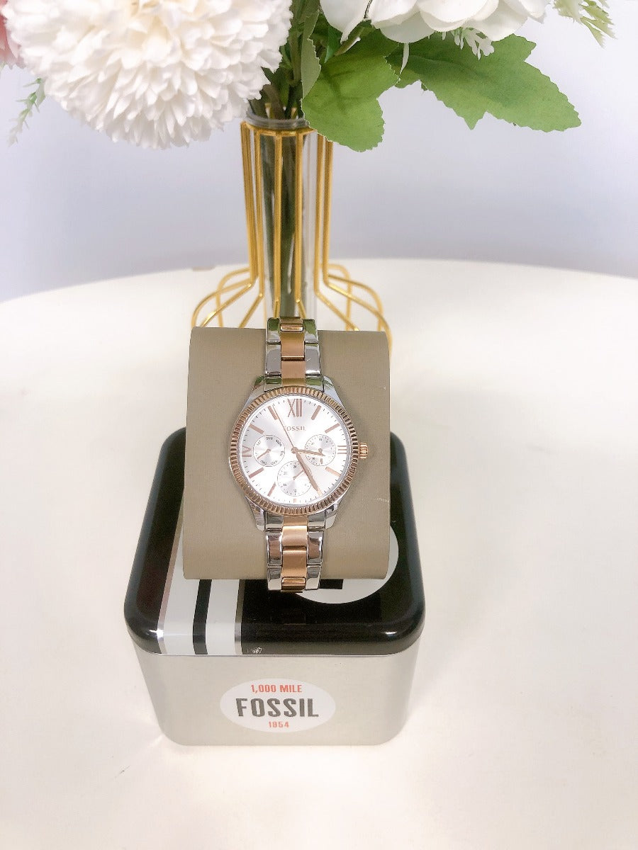 Fossil BQ3761 Rye Multifunction Two-Tone Stainless Steel Watch