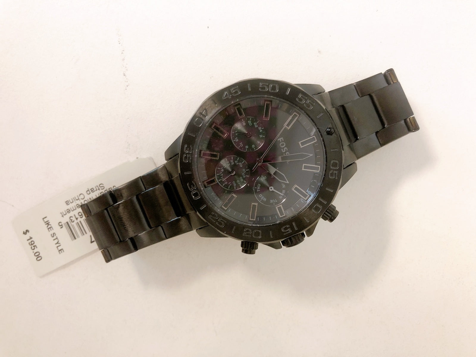 Fossil BQ2587 Bannon Multifunction Black Tone Stainless Steel Watch