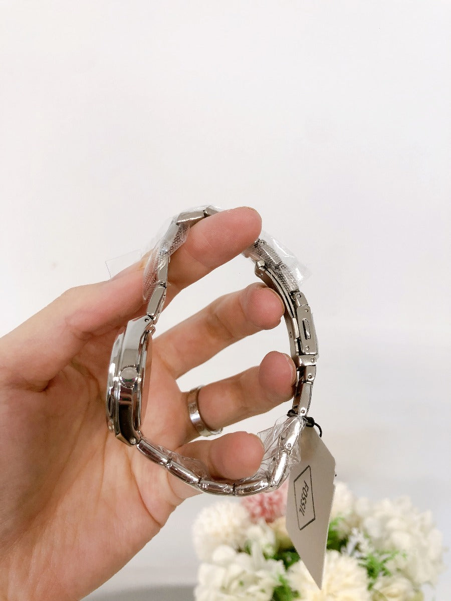 Fossil BQ3854 Eevie Three-Hand Date Stainless Steel Watch