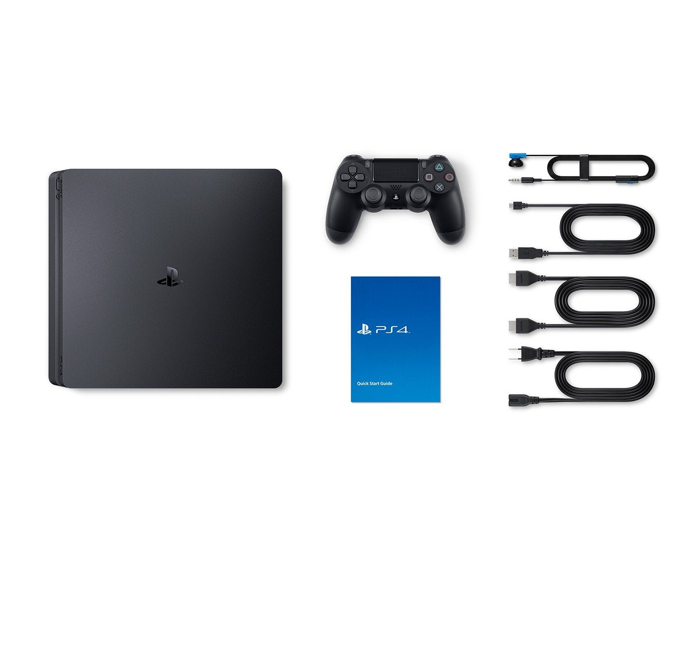 PlayStation 4 1TB Console with The Last of Us and Ghost of Tsushima - PS4 Slim 1TB Jet Black HDR Gaming Console, Wireless Controller and Games