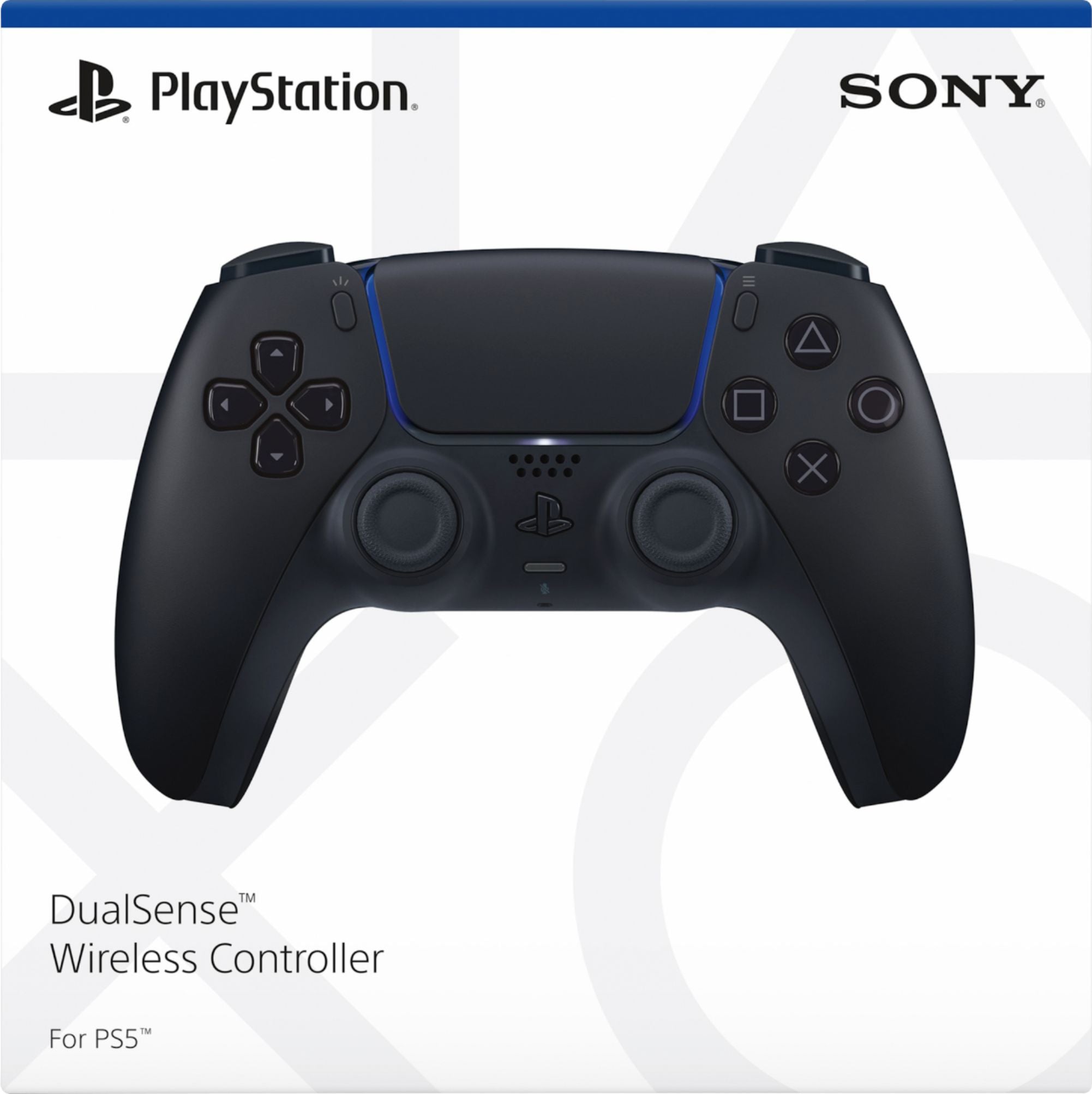 PlayStation 5 Digital Edition with Two Controllers White and Midnight Black DualSense and Mytrix Dual Controller Charger - PS5 Gaming Console