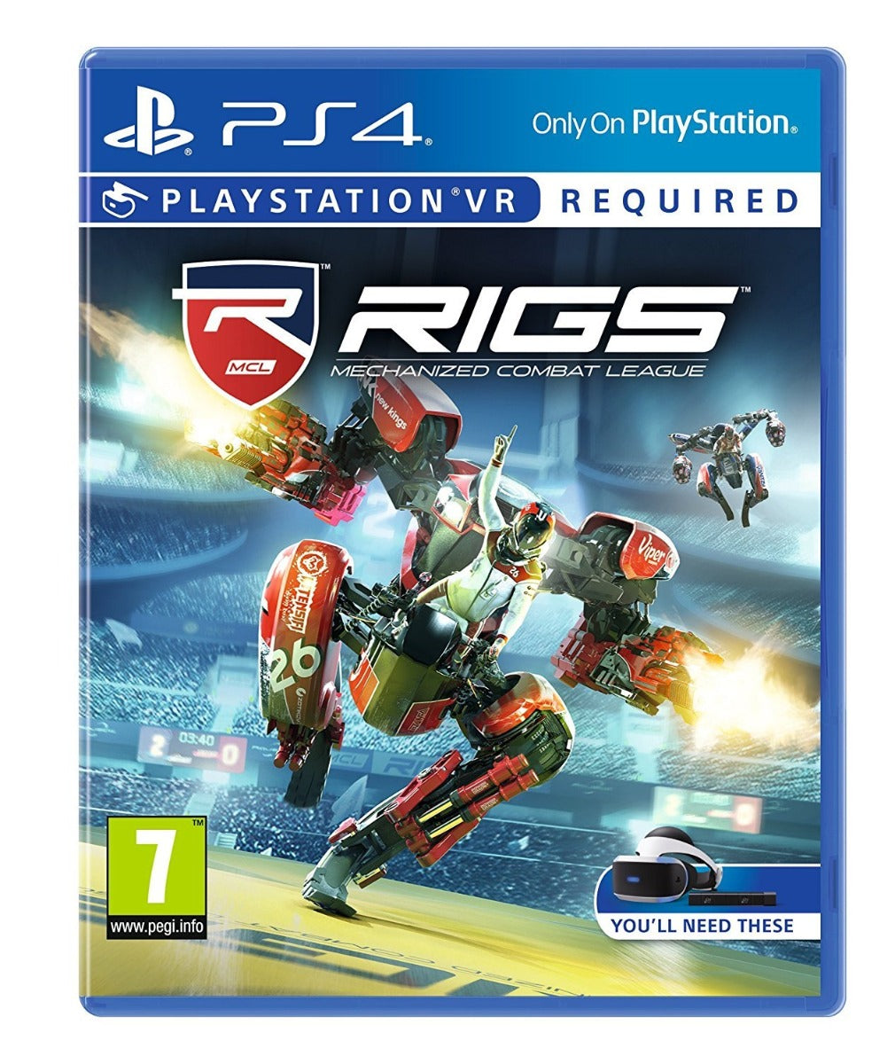 Used Like New PSVR RIGS Mechanized Combat League - PlayStation 4 (Game Disc)
