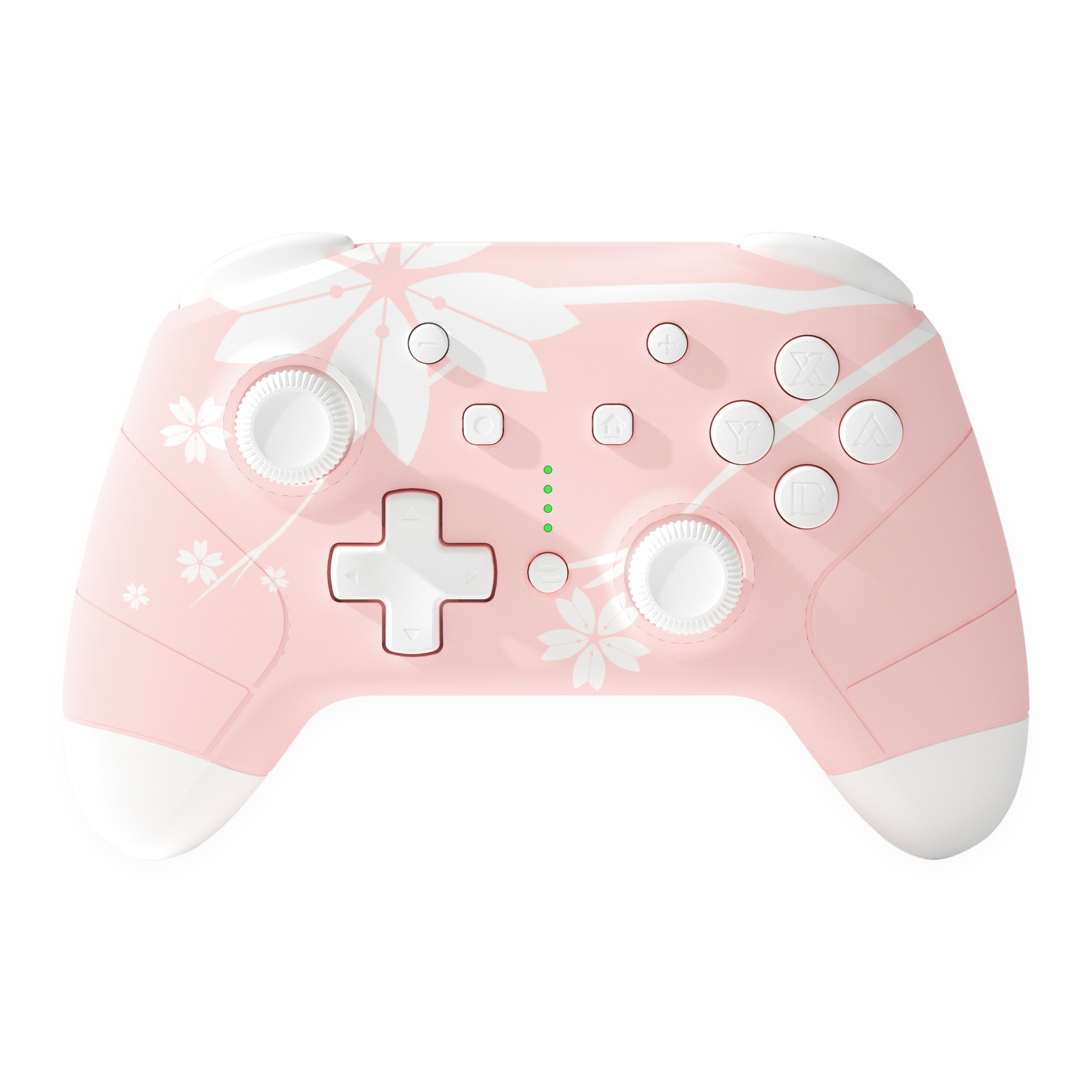 Mytrix Sakura Pink Cherry Wireless Switch Pro Controller for Nintendo Switch, the Newest Switch OLED, and Switch Lite
