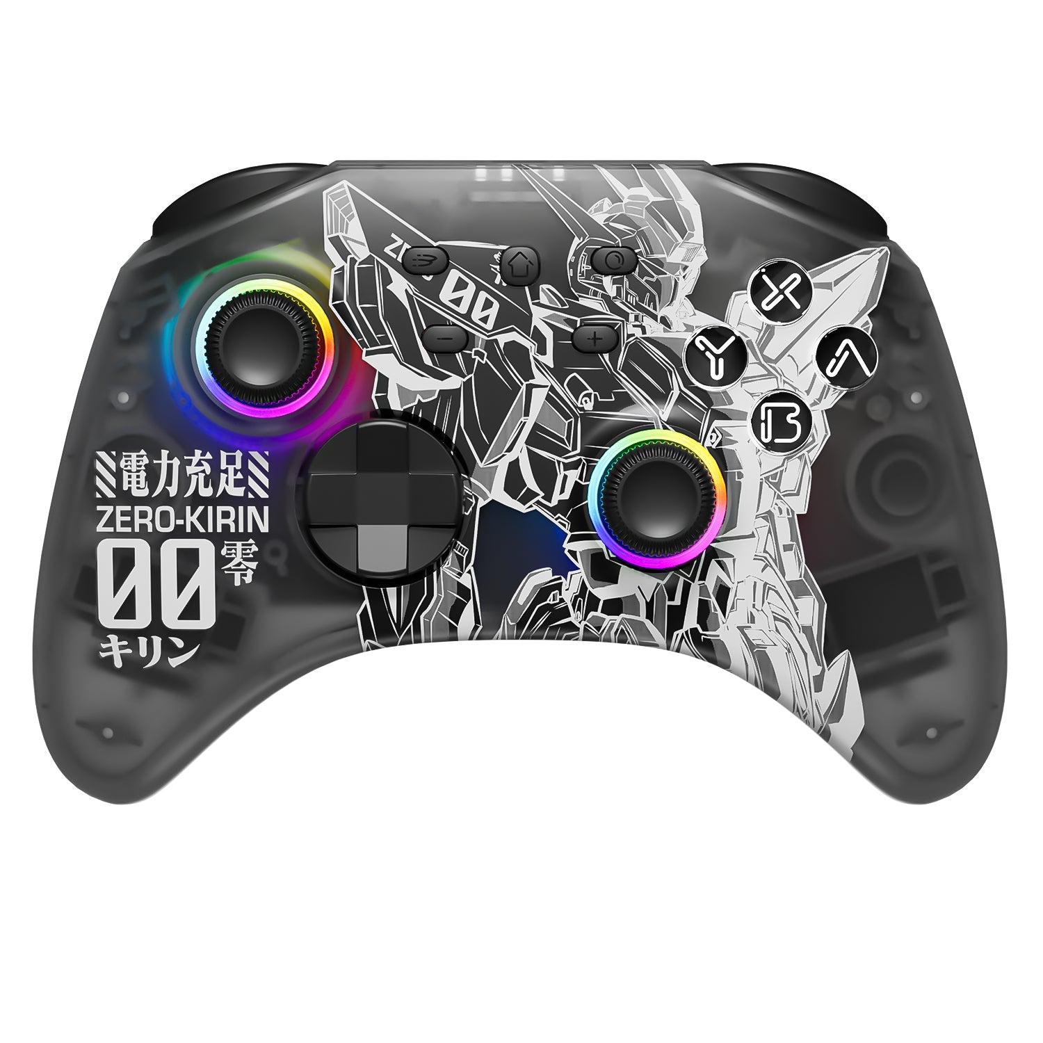 Mytrix Zero-Kirin Wireless Pro RGB Controller with Programmable Back Buttons and Turbo, for Nintendo Switch, PC, Android & iOS