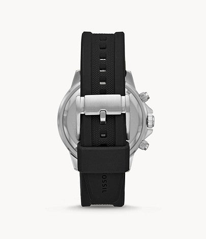 Fossil BQ2494 Bannon Multifunction Black Silicone Watch