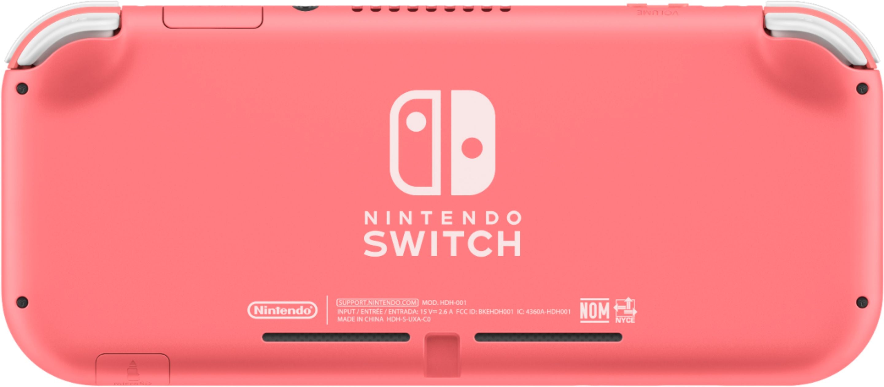 Nintendo Switch Lite Coral with Super Smash Bros. Ultimate and Mytrix Accessories NS Game Disc Bundle Best Holiday Gift