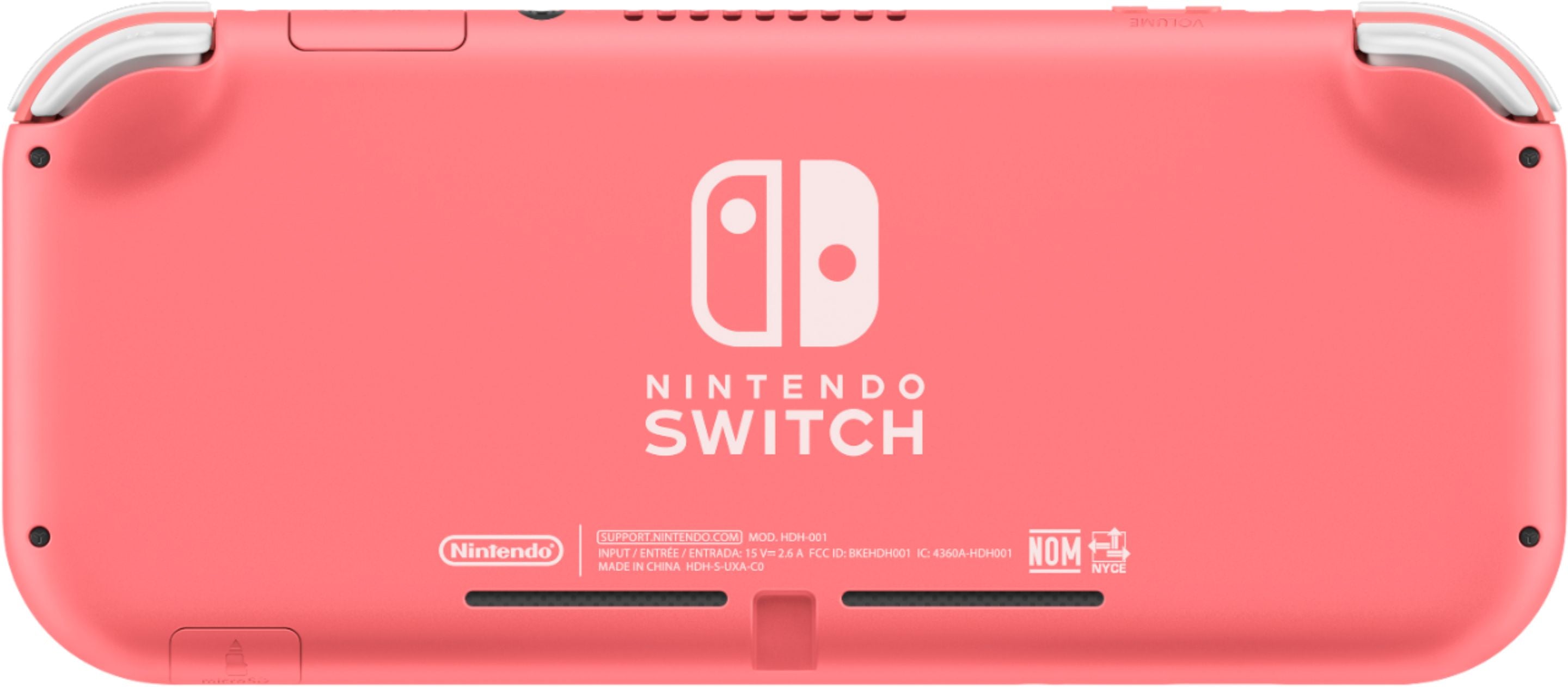 Nintendo Switch Lite Coral with Triangle Strategy and Mytrix Accessories NS Game Disc Bundle Best Holiday Gift