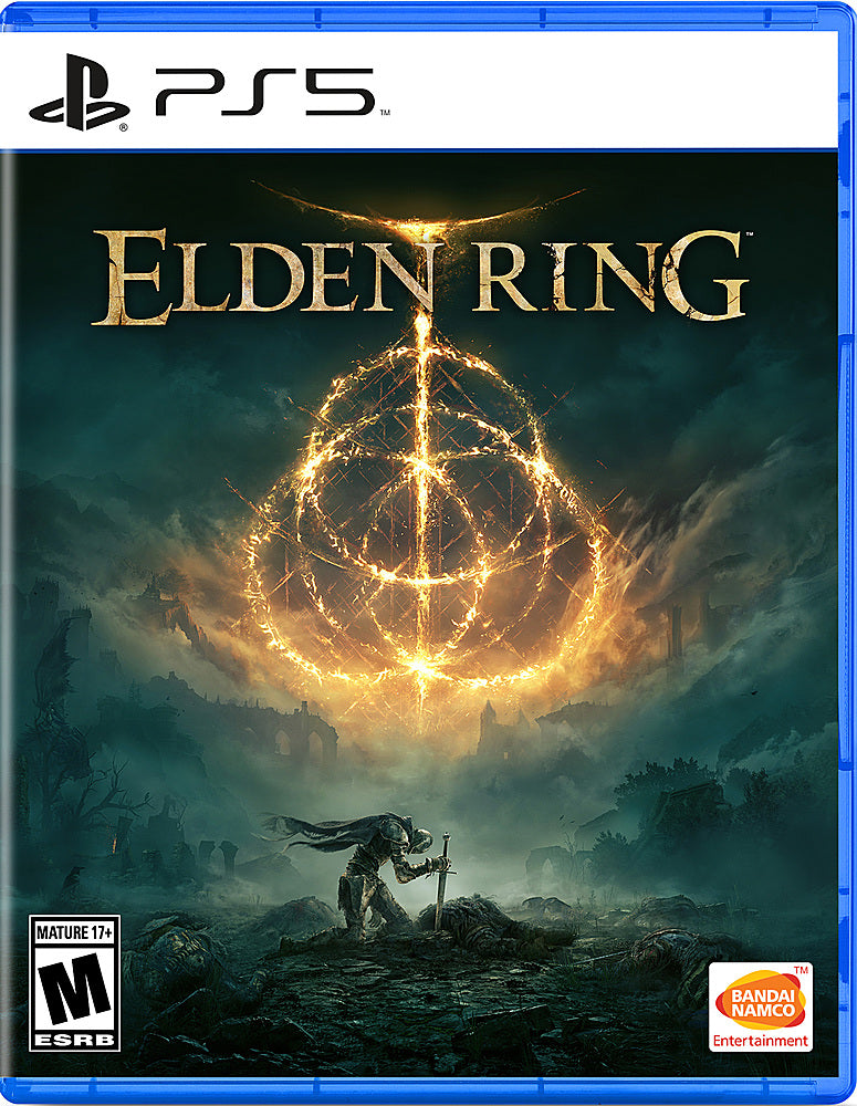 Playstation 5 Disc Edition FINAL FANTASY XVI Bundle with Elden Ring and Mytrix Controller Charger - PS5, White