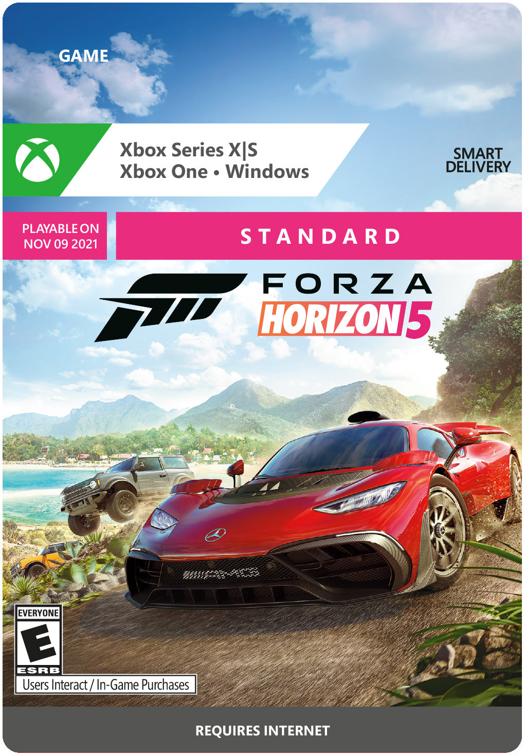 Xbox Series S All Digital 512GB SSD Gaming Console with Logitech G920 Racing Wheel Set and Forza Horizon 5