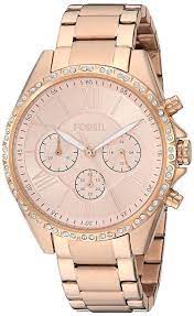 Fossil BQ3377 Modern Courier Chronograph Rose Gold-Tone Stainless Steel Watch