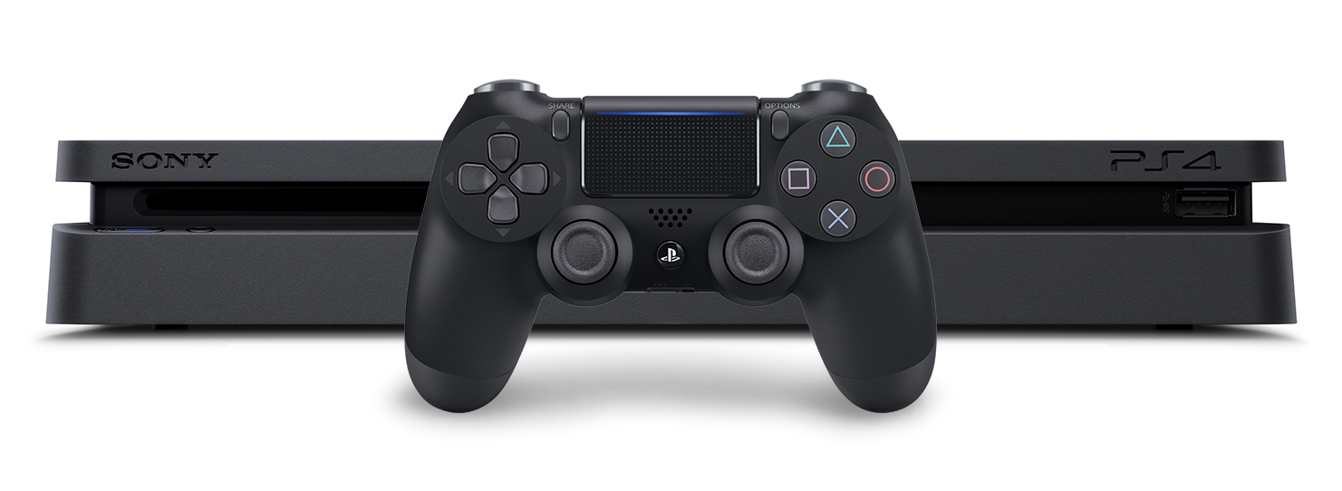 PlayStation 4 1TB Console with Ghost of Tsushima - PS4 Slim 1TB Jet Black HDR Gaming Console, Wireless Controller and Game
