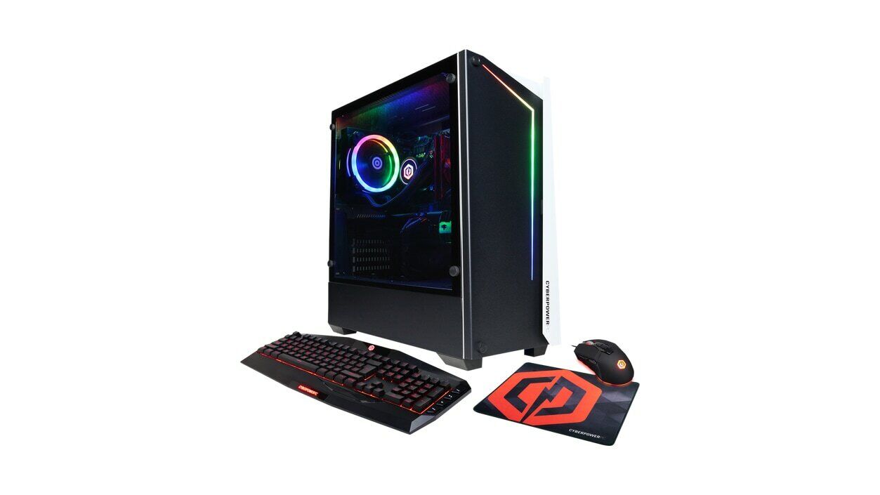 Used CyberPower PC MSAAG3000 Gaming PC RTX 3060, 16GB RAM, 1TB SSD, Win10 - Used Like New